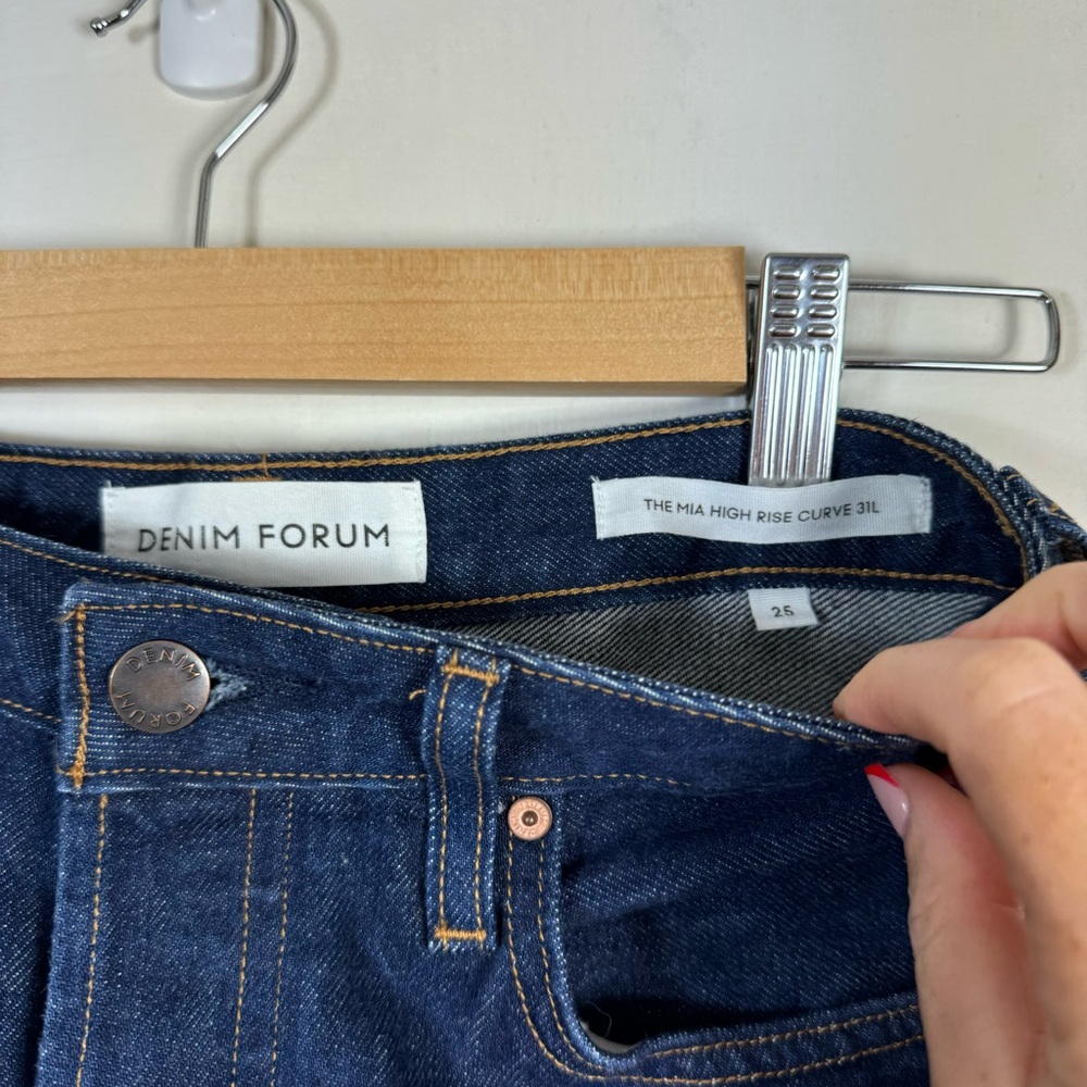 Denim Forum The Mia High Rise Curve Balloon Leg Denim Jeans - Picture 5 of 7